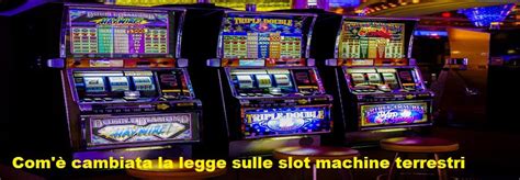 nuova legge slot machine 2022